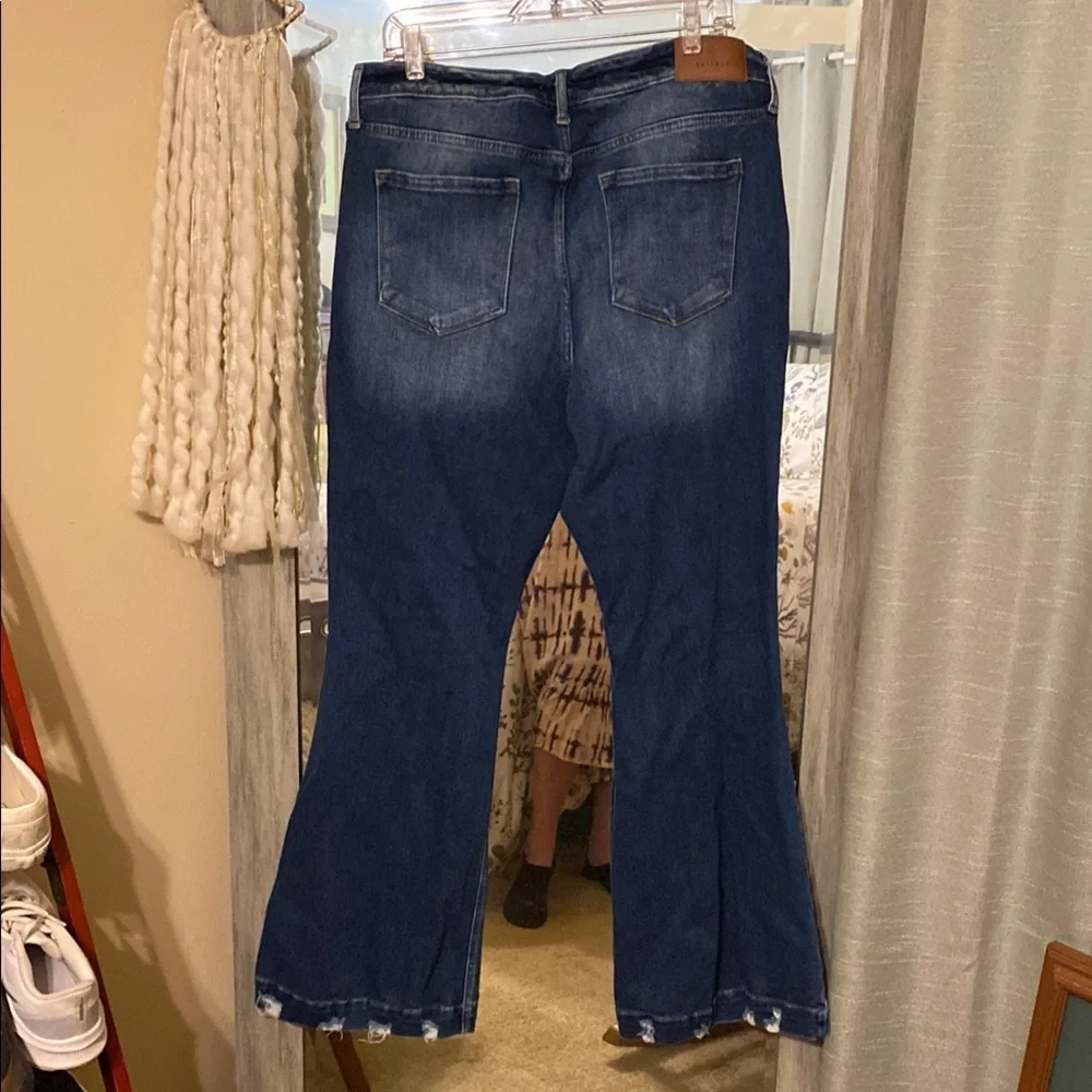Artemis Design Co. Blue Flare Jeans - Picture 4 of 4